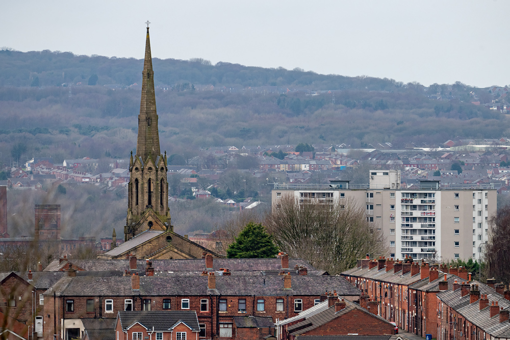 Wigan from Rabbit Rocks